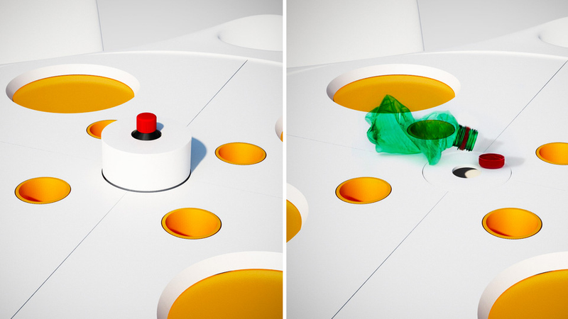Illustration for article titled This Outdoor Table's Recessed Grooves Stop the Wind From Blowing Away Your Meal